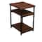 Household Essentials Jamestown 2-Shelf End Table